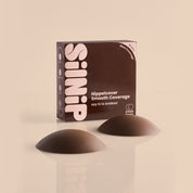 Nippelcover 10cm Espresso von Silnip – wiederverwendbares Silikon-Nippelcover mit extra Abdeckung