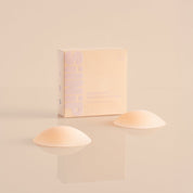 Nippelcover 8cm Latte von Silnip – wiederverwendbares Silikon-Nippelcover ohne BH