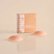 Nippelcover 8cm Mokka von Silnip – wiederverwendbares Silikon-Nippelcover ohne BH